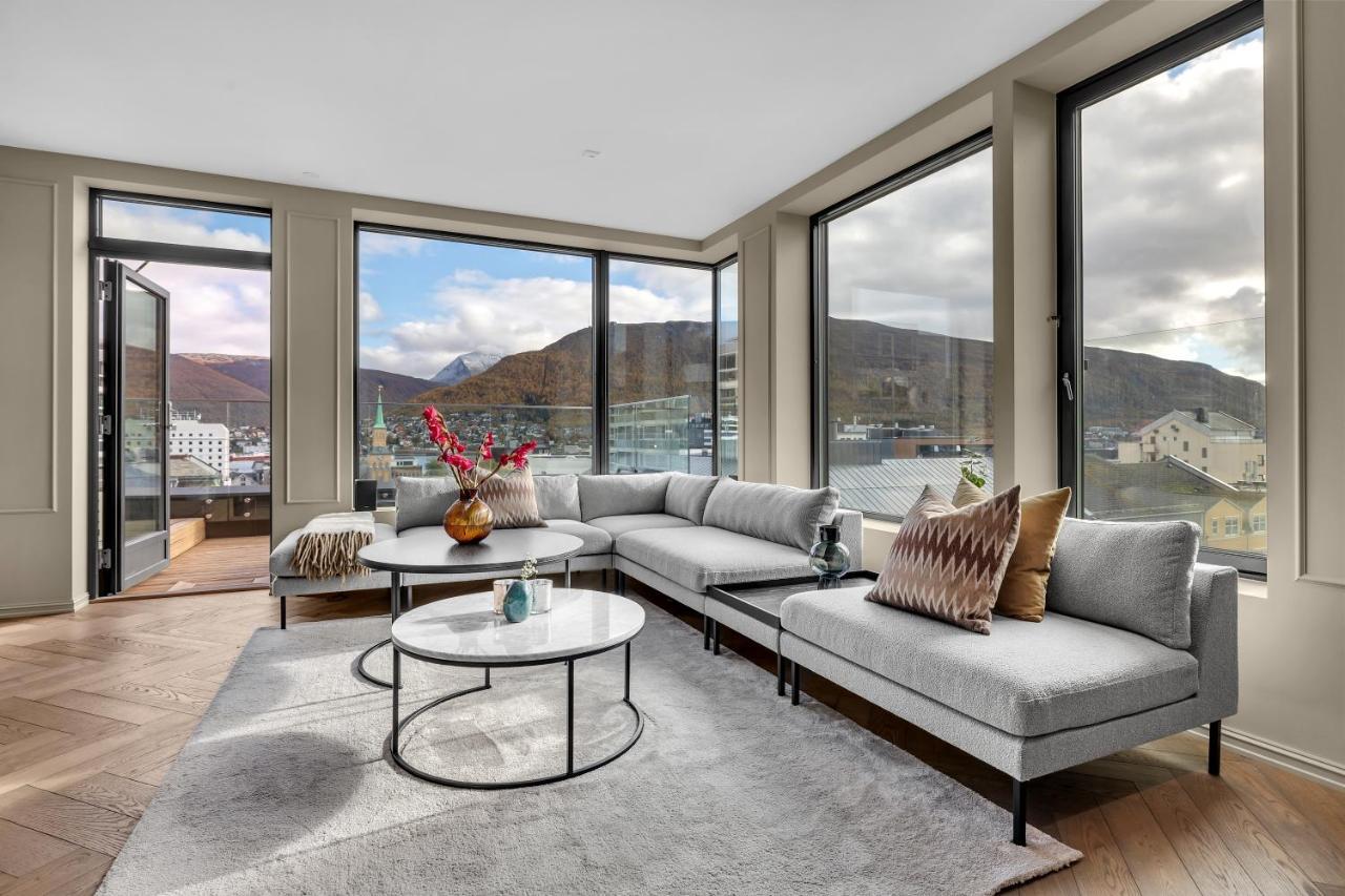 Ferienwohnung Penthouse In Downtown Tromso New Exterior foto