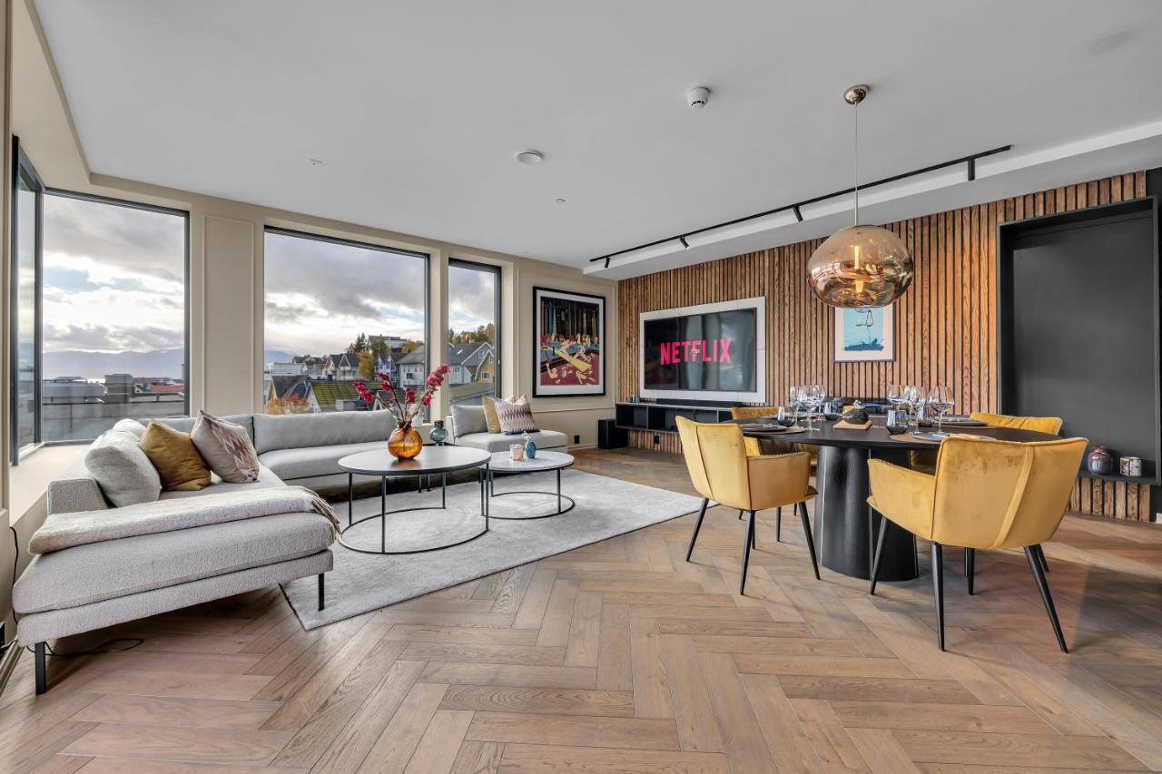 Ferienwohnung Penthouse In Downtown Tromso New Exterior foto
